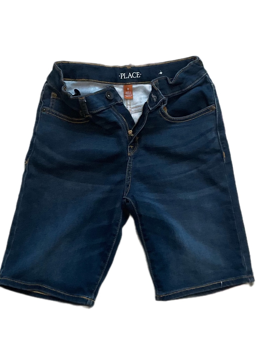 The Children's Place Dark Blue Denim Jean Shorts